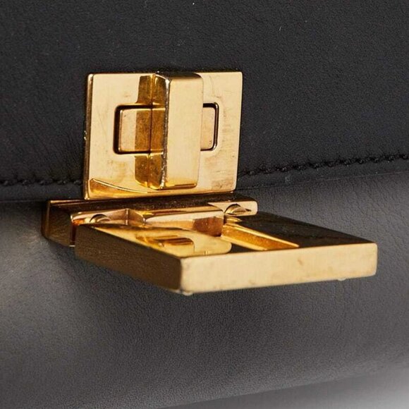 Celine Tri-Color Smooth Leather and Suede Medium Trapeze Bag - Picture 7 of 12